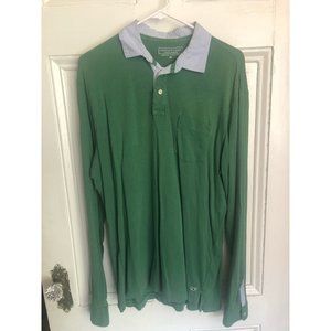 Vineyard Vines Long Sleeve Green Polo